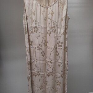 Shimmery Tropical Sleeveless Dress